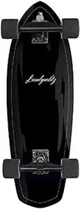 Landyachtz Pocket Knife Black Surfskate Longboard Skateboard