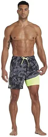 "Surf's Up in the Under Armour Men's Compression Lined Volley Shorts!"