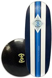 INDO BOARD Pro Balance Board with Cushion - 3 Color Choices - Fitness Training, Boardsports Training - 42” X 15” Deck and 42" Long Deck - Perfect for Tall Riders