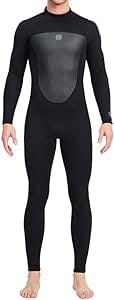 Men Wetsuit 3mm Neoprene Wet Suits Back Zip in Full Body Dive Suit for Diving Snorkeling Surfing