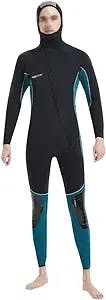 Get ready to catch some gnarly waves with this Mens Wetsuit 5mm Full Body F