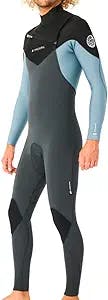 Surf's up, dudes! The 2023 Rip Curl Mens Dawn Patrol Warmth 4/3mm Chest Zip