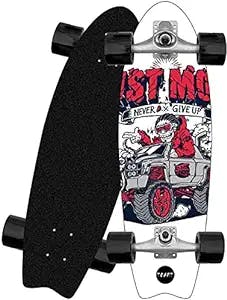 Cruiser Complete Skateboard Carving Surf Skate for Beginners CX4 Pumping Carver Surf Longboard 8 Layer Maple Surfskate Deck with ABEC-9 Bearings and 78A PU Wheels for Adults and Child
