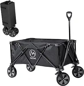 Giddy up, surf squad! The NALONE Folding Wagon Cart is the ultimate beach a