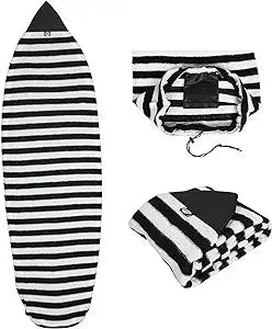 WONITAGO Surfboard Sock Cover - Knit Protective Board Bag (Shortboard, Longboard, and Hybrid) Size 6'0, 6'3, 6'6, 7'0