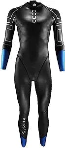 Huub Mens Alpha-Beta Open Water Swimming Wetsuit - Black Blue Mens Wetsuit Size - ML