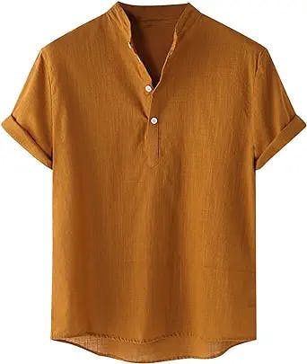 Hawaiian Shirts for Men Summer Short Sleeve Shirt Button Down Blouse Lapel Casual Beach Tee Tops