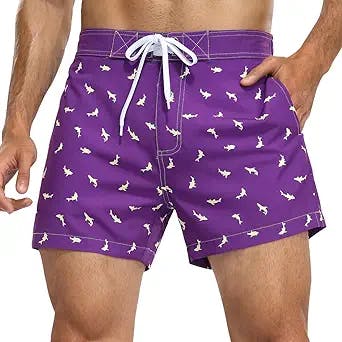 Ride the Waves with Nonwe Men's Swim Trunks
