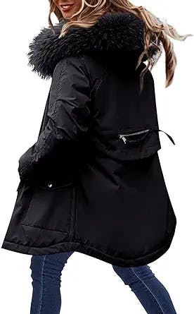 SNKSDGM Plus Size Sweaters for Women Fleece Lined Sherpa Jackets Plus Size Winter Warm Jacket Coats Fashion Lapel Button Down