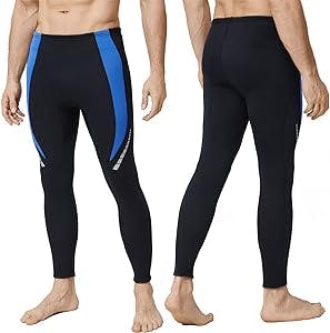 Flame on with Seaskin Wetsuit Pants Tops 3mm for Mens and Womens Flame-II!