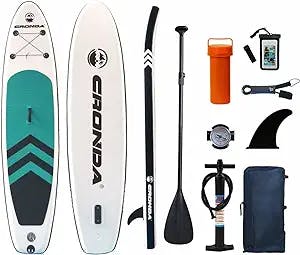 Inflatable Stand Up Paddle Board,11'x32.3'' x6'' Paddle Boards for Adults,Inflatable SUP for All Skill Levels with Backpack,Leash,and Hand Pump,Repair Kit