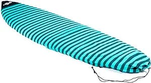 Surfboard Accessories Surfboard Stretch Sock Cover Shortboard Longboard Socks Lightweight Surf Board Bag for Surfboard Storage (Color : 6'7" Green)