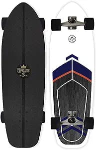 FOVKP Land Surfing Skateboard C4 Truck Carving Pumping SurfSkates 32×9.85inches, ABEC 11 Bearing, 7 Layers of Canadian Maple Board + Imported Latex, for Beginner Children Teenagers Youth Adults Gift