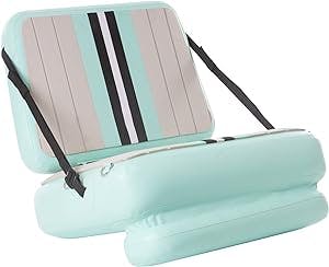 BOTE Inflatable Aero iSUP Additional Paddle Seat, Inflatable Paddle Board Chair, Use with Compatible Paddle Boards, Adult Kids Family Friendly Seafoam
