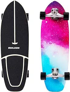 Boilgon 29 Inch Carver Surf Skateboard for Beginners