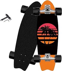 Shred the Streets with the FOVKP Carving Skateboard: A Surfer's Review
