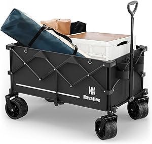 Surf's Up! Navatiee Collapsible Folding Wagon T1 is the Ultimate Beach Budd