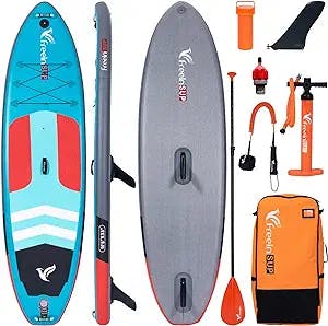 Freein Sup Inflatable Stand Up Paddle Board for Adults Isup Package