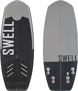 SWELL Wakesurf - Itasca Quad Wakesurf Board - Fins Included - 4'4" and 5' Sizes - Surf Style Wakesurfer