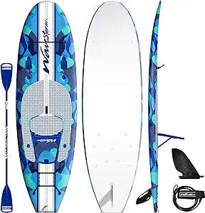 WAVESTORM 9ft6 SUP Kayak Hybrid Stand Up Paddleboard Foam Soft Top: The Per