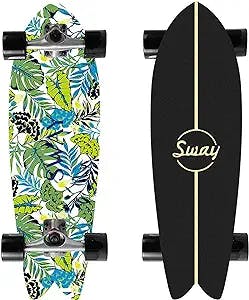 Shred The Streets With This Surf-Inspired Skateboard: Surf Skates 32"