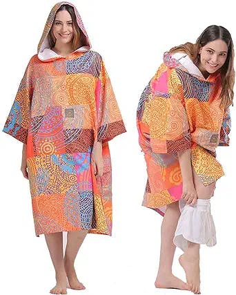 Get Your Surf On with This Awesome Wetsuit Changing Robe Towel Poncho!