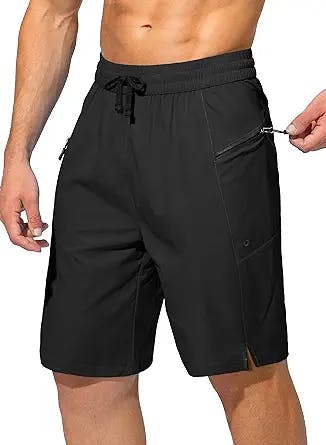 Surf’s Up Dude! The Men's Swim Trunks Quick Dry Board Shorts with Zipper Po