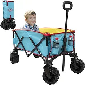 CharaVector Folding Wagon Cart Review: The Ultimate Beach Buddy!
