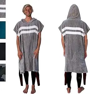 Get Ho Stevie! Thick Microfiber Surf Poncho For Easy Changing - You Won't R
