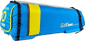 Inflatable Seat attaches to Most Stand-Up Paddleboards, 12" x 12" x 30", Blue/Yellow (Paddleboard not Included)