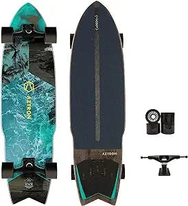 Cowabunga, Dudes! The Aztron Surfskate Skateboard Ocean 36 is the ultimate 