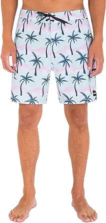 Hang ten with the Hurley Men's Printed 18" Board Shorts