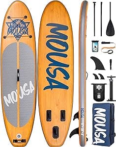 Riding the Waves with the MOUSA 11'x33 Inflatable Paddle Board