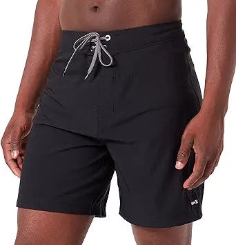 Hang Ten with the Hurley One & Only Solid 18" Boardshorts!