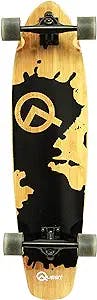 Quest Rorschach 34" Complete Longboard Skateboard Review: A Colorful Cruise