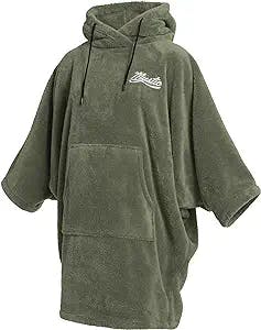 Get Cozy with the Mystic 2023 Womens Teddy Poncho - Olive Green!