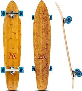 Magneto 40+ inch Kicktail Cruiser Longboard Skateboard and Pintail Long Board Skateboard for Adults - Skateboard Long Boards for Teenagers, Kids - Cruising, Carving, Dancing Longboards for Beginners