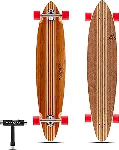 Hit the Pavement in Style: Magneto Bamboo Carbon Fiber Longboards Skateboar