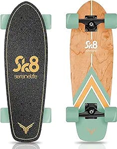Kick, Push, and Roll with the Complete Standard Skateboard Mini Cruiser - A