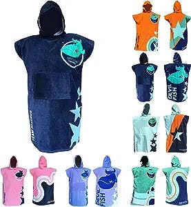 TEAM MAGNUS Beach Towel – Hooded Towel for Kids 4'-5'6"